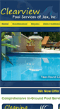 Mobile Screenshot of clearviewpoolservices.com